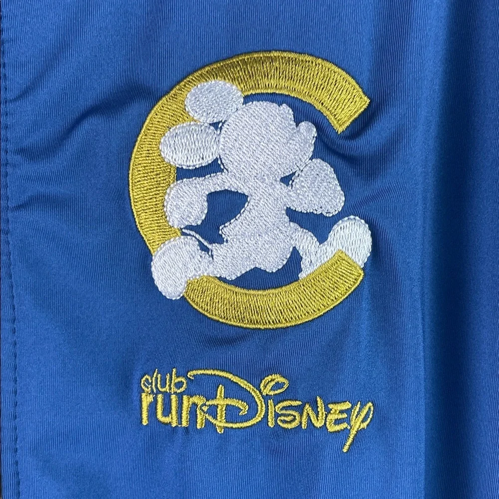 Disney Blue and Yellow Mickey Track Jacket Size XL